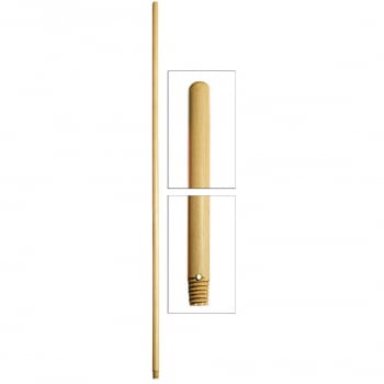 Ручка Filmop деревянная (130 см, диаметр - 24 мм, крепление - резьба и отверстие)