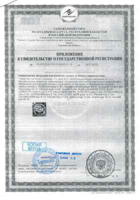 Сертификат Buzil #8