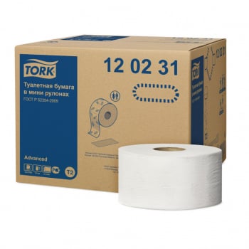 Tork туалетная бумага в мини-рулонах, арт.120231
