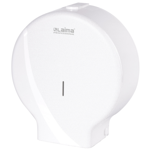 Диспенсер для туалетной бумаги LAIMA PROFESSIONAL ORIGINAL (T1), БОЛЬШОЙ, белый, ABS-пластик, 605768